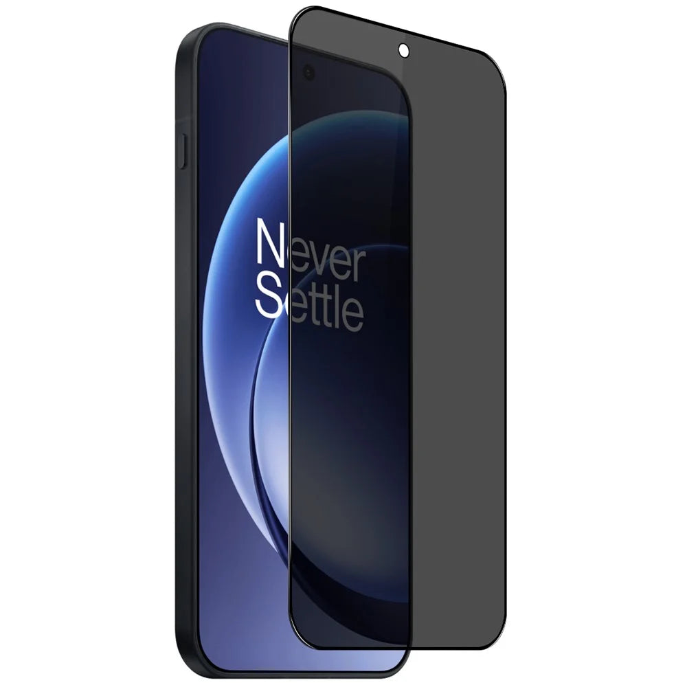 NORTHJO A++ For OnePlus 15 5G 28 ° Privacy Full Screen Protector Fingerprint Unlock High Aluminium-Silicon Film 0.15mm 2.5D Full Glue Silk Printing - 2