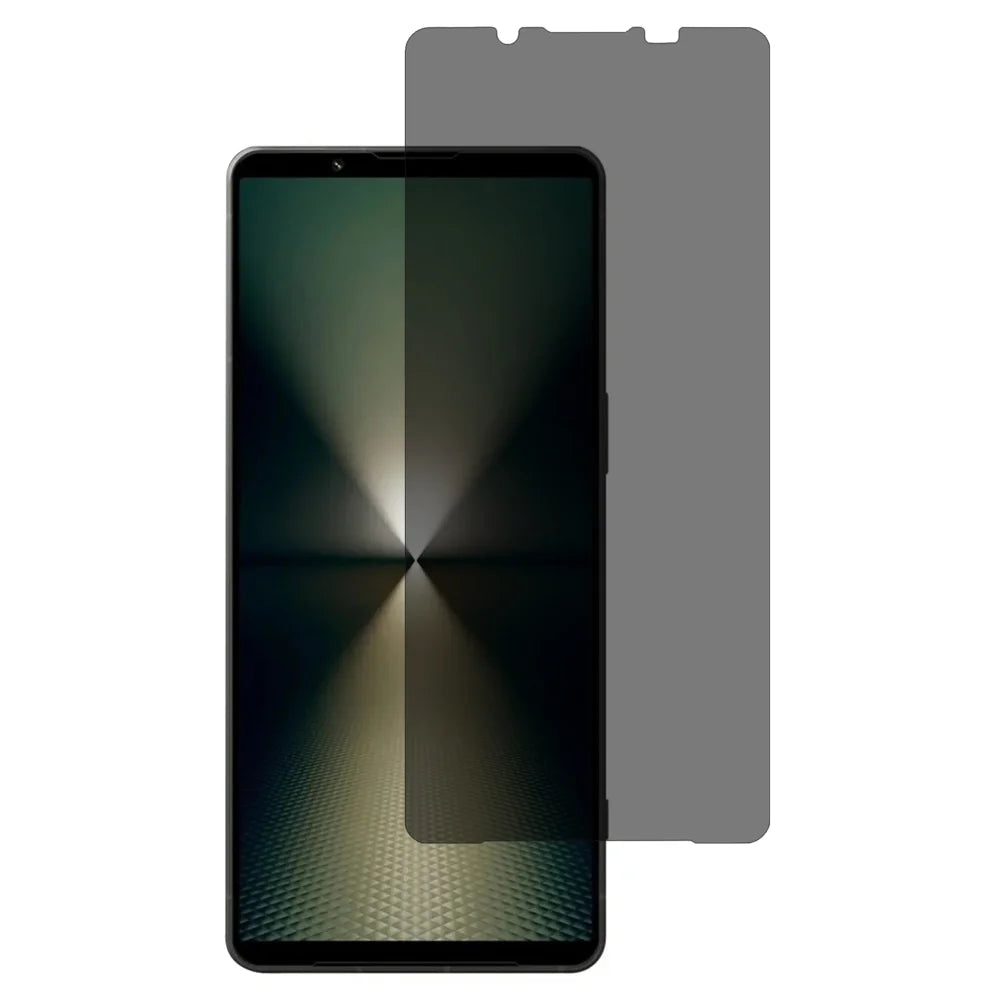 For Sony Xperia 5 III 5G Privacy Screen Protector Tempered Glass Anti Peep Film Full Coverage - Black - 1