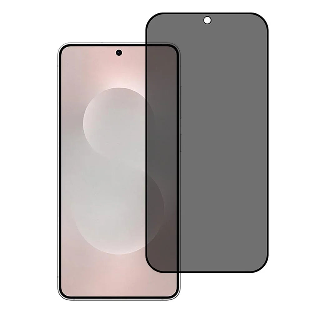 For Samsung Galaxy S26 Full Screen Protector Silk Printing Full Glue Anti Spy Tempered Glass Film (Fingerprint Unlock) - 1
