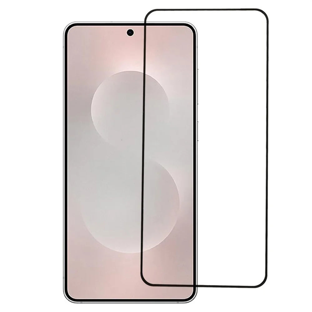 For Samsung Galaxy S26+ / S25 Edge Full Screen Protector Full Glue Silk Printing Tempered Glass Film Support Fingerprint Unlock - 1