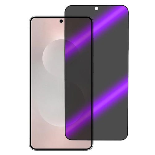For Samsung Galaxy S26+  /  S25 Edge Full Cover Privacy Screen Protector 180 Degree Anti Spy Silk Printing Anti-blue-ray Tempered Glass Film - 1