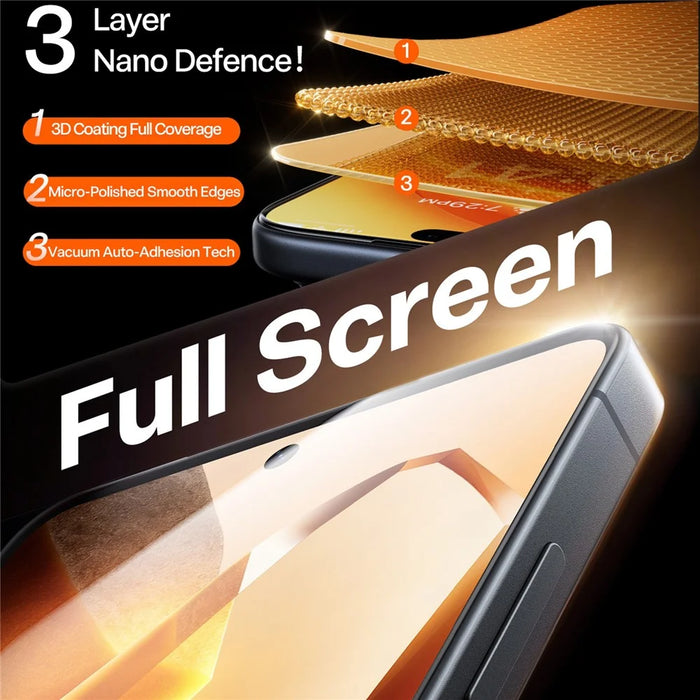 TORRAS For Samsung Galaxy S26  Glassgo  Screen Protector Tempered Glass HD Film with Automatic Dust Removal Tool - Clear - 4