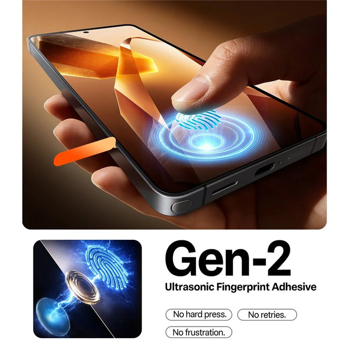 TORRAS For Samsung Galaxy S26 Ultra  Glassgo  Screen Protector Tempered Glass HD Film with Automatic Dust Removal Tool - Clear - 5