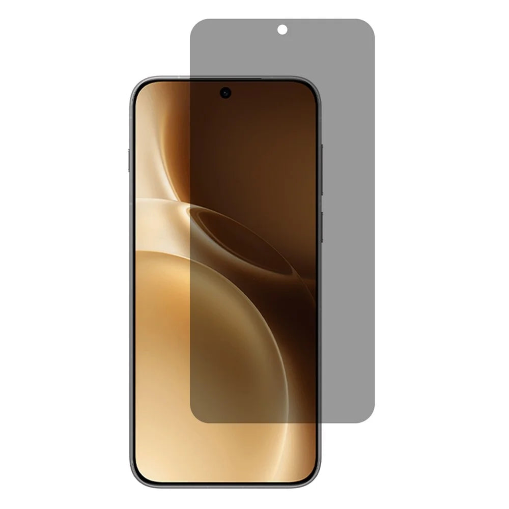 For vivo X300 5G Anti Spy Full Screen Protector Arc Edge Full Glue High Aluminium-silicon Glass Film (Fingerprint Unlock) - 1