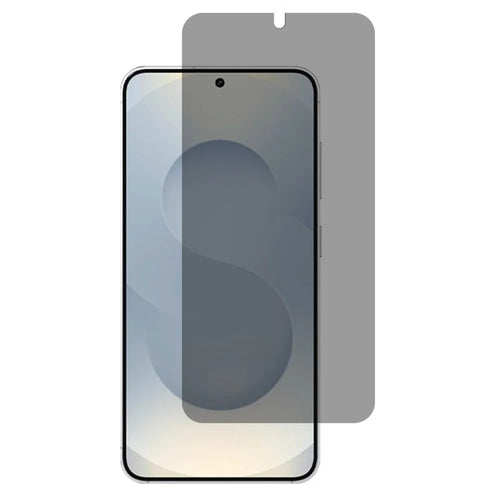 For Samsung Galaxy S26+ Anti Spy Full Screen Protector Arc Edge Full Glue High Aluminium-silicon Glass Film (Fingerprint Unlock) - 1