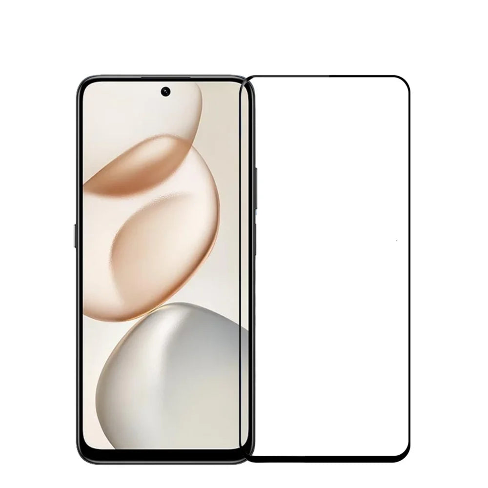 MOFI For Honor 400 Smart 4G / Honor 400 Smart 5G Screen Protector  9H Full Glue Full Coverage High Aluminum-Silicon Glass Film - Black - 1