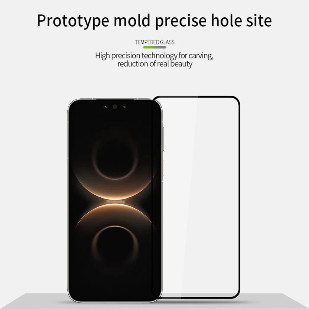 MOFI For Huawei Mate 80 Pro / Huawei Mate 80 Screen Protector  9H Full Glue Full Coverage High Aluminum-Silicon Glass Film - Black - 3