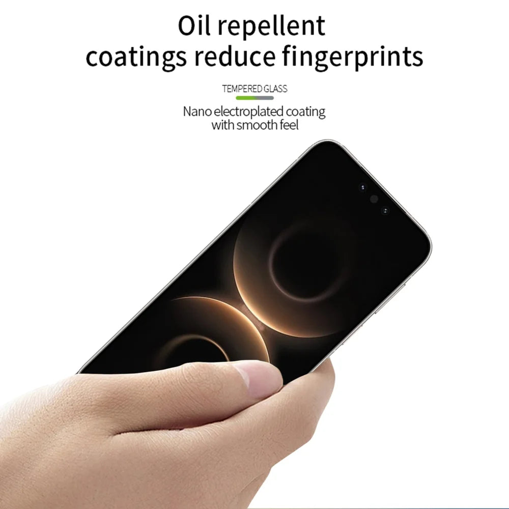 PINWUYO For Huawei Mate 80 / Huawei Mate 80 Pro Tempered Glass Film  JK Series-2 9H Full Screen Protector - Black - 4