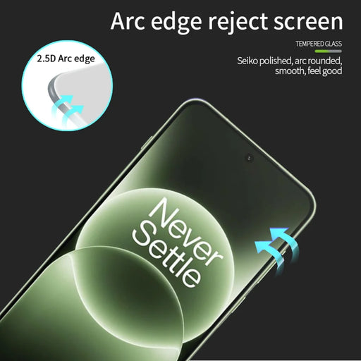 PINWUYO For OnePlus 15R 5G / Ace 6T 5G / Ace 6 5G Tempered Glass Film  JK Series-2 9H Full Screen Protector - Black - 2