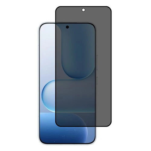 For Honor 500 5G Anti-Peep Tempered Glass Full Covering Silk Printing Screen Protector (No Fingerprint Unlock) - 1