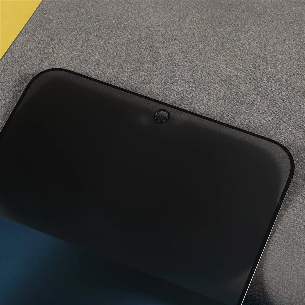 For Honor 500 5G Anti-Peep Tempered Glass Full Covering Silk Printing Screen Protector (No Fingerprint Unlock) - 5