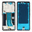 For Realme 12 Pro 5G / 12 Pro+ 5G Middle Plate Frame Repair Part (A-Side) (without Logo) - Black - 1