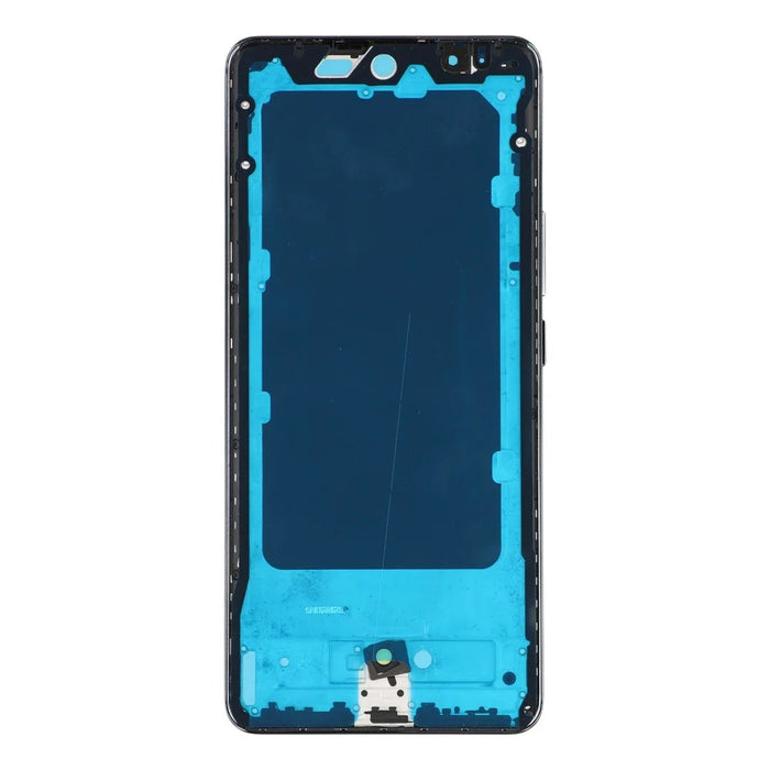 For Realme 12 Pro 5G / 12 Pro+ 5G Middle Plate Frame Repair Part (A-Side) (without Logo) - Black - 3