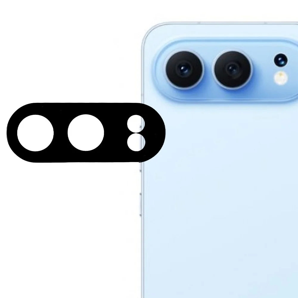 For Honor 500 5G Silk Printing Camera Lens Film Tempered Glass Lens Protector with Bottom Plate - 1