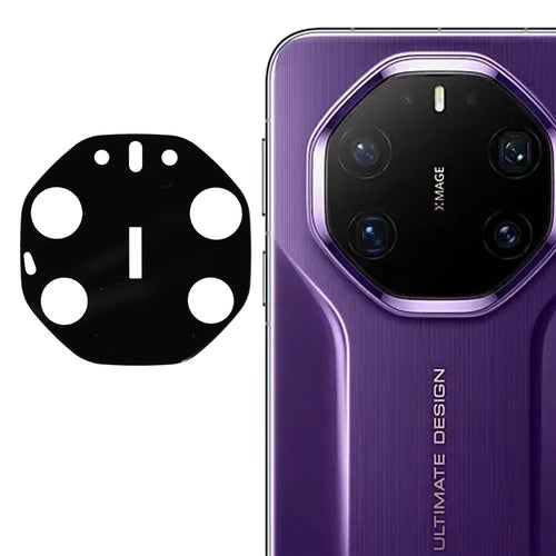 For Huawei Mate 80 RS Ultimate AR Camera Lens Protector 0.26mm High Aluminium-silicon Glass Silk Printing Full Cover Lens Film - 1