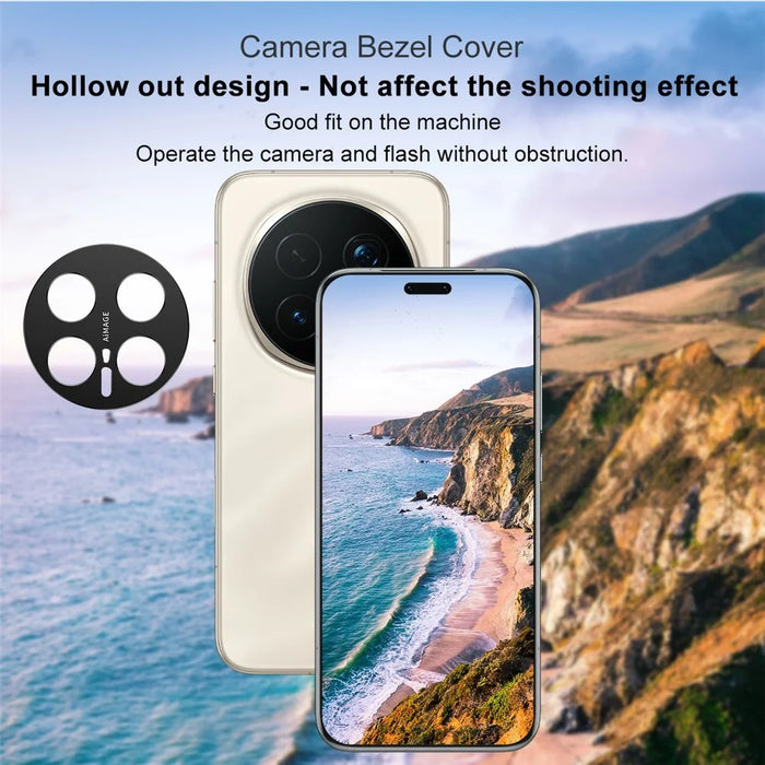 IMAK For Honor Magic8 Pro 5G Metal Camera Lens Protector Lens Protective Cover - 5