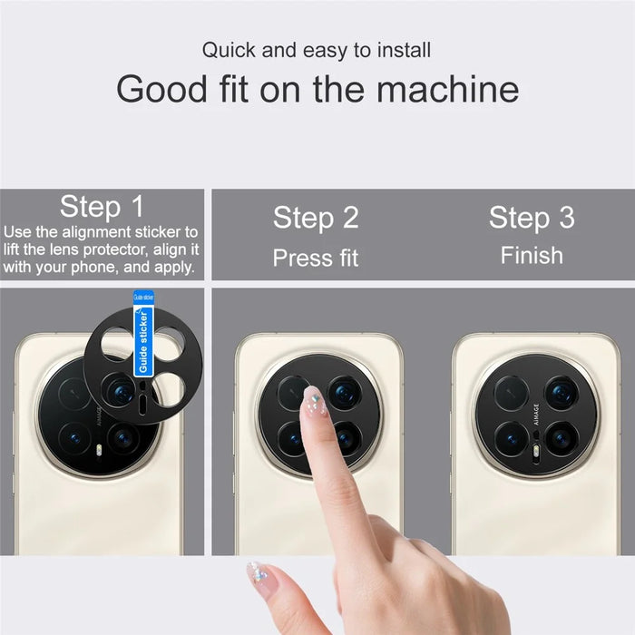 IMAK For Honor Magic8 Pro 5G Metal Camera Lens Protector Lens Protective Cover - 6