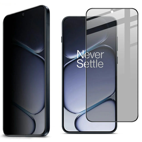 IMAK Privacy Screen Protector for OnePlus Ace 6 5G / Ace 6T 5G / 15R 5G Anti Peep Full Cover Tempered Glass Film (Fingerprint Unlock) - 1