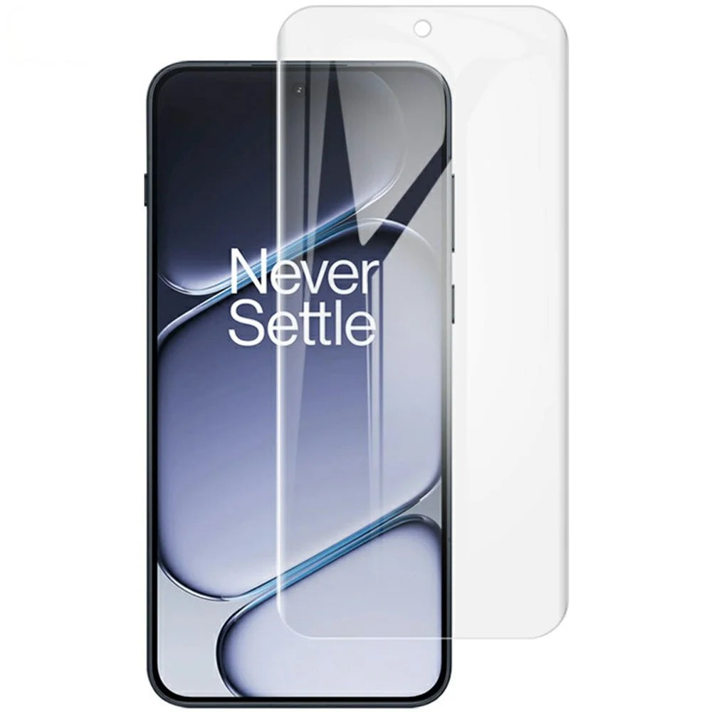 IMAK Hydrogel Film 4th For OnePlus Ace 6 5G / Ace 6T 5G / 15R 5G Full Screen Protector Ultra Clear Full Glue Soft TPU Film (Fingerprint Unlock) - Transparent - 1