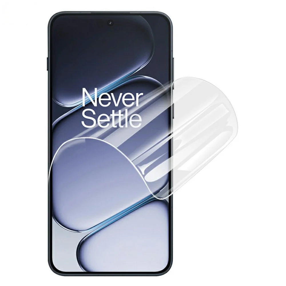 IMAK Hydrogel Film 4th For OnePlus Ace 6 5G / Ace 6T 5G / 15R 5G Full Screen Protector Ultra Clear Full Glue Soft TPU Film (Fingerprint Unlock) - Transparent - 2