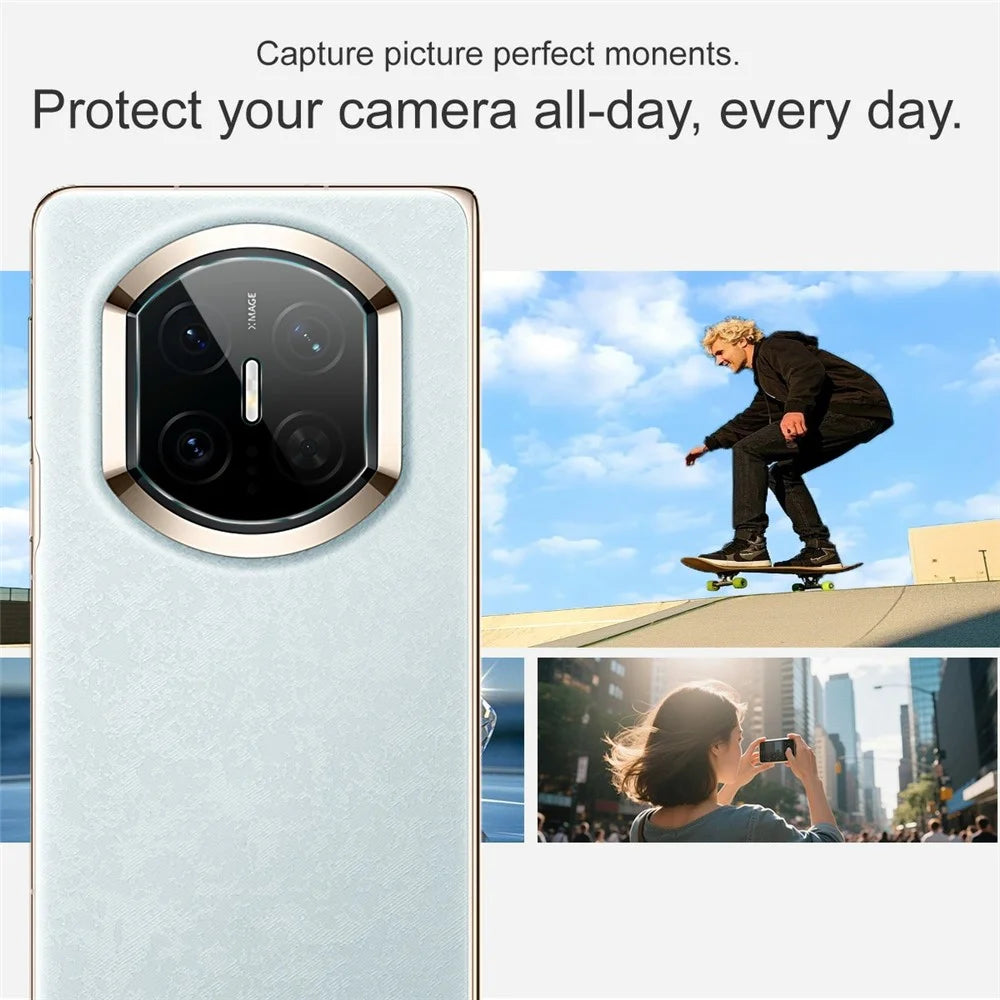 IMAK For Huawei Mate X7 Full Coverage Camera Lens Protector Slim Tempered Glass Lens Film - 5
