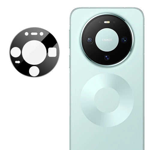 IMAK For Huawei Mate 80 / Mate 80 Pro Camera Lens Protector Tempered Glass HD Clear Full Cover Lens Film (Black Version) - 1