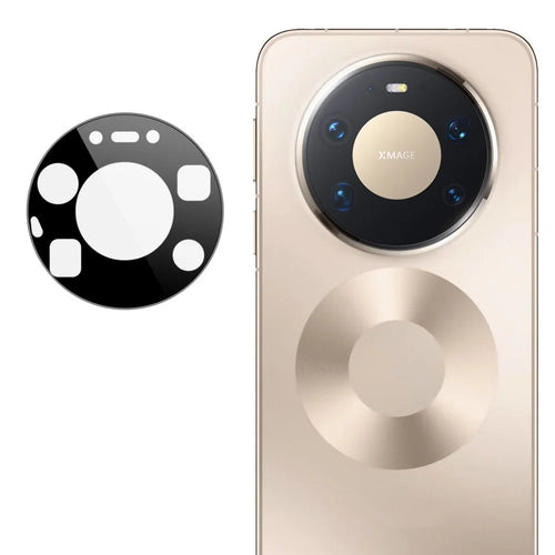 IMAK For Huawei Mate 80 Pro Max Camera Lens Protector Tempered Glass HD Clear Full Cover Lens Film (Black Version) - 1