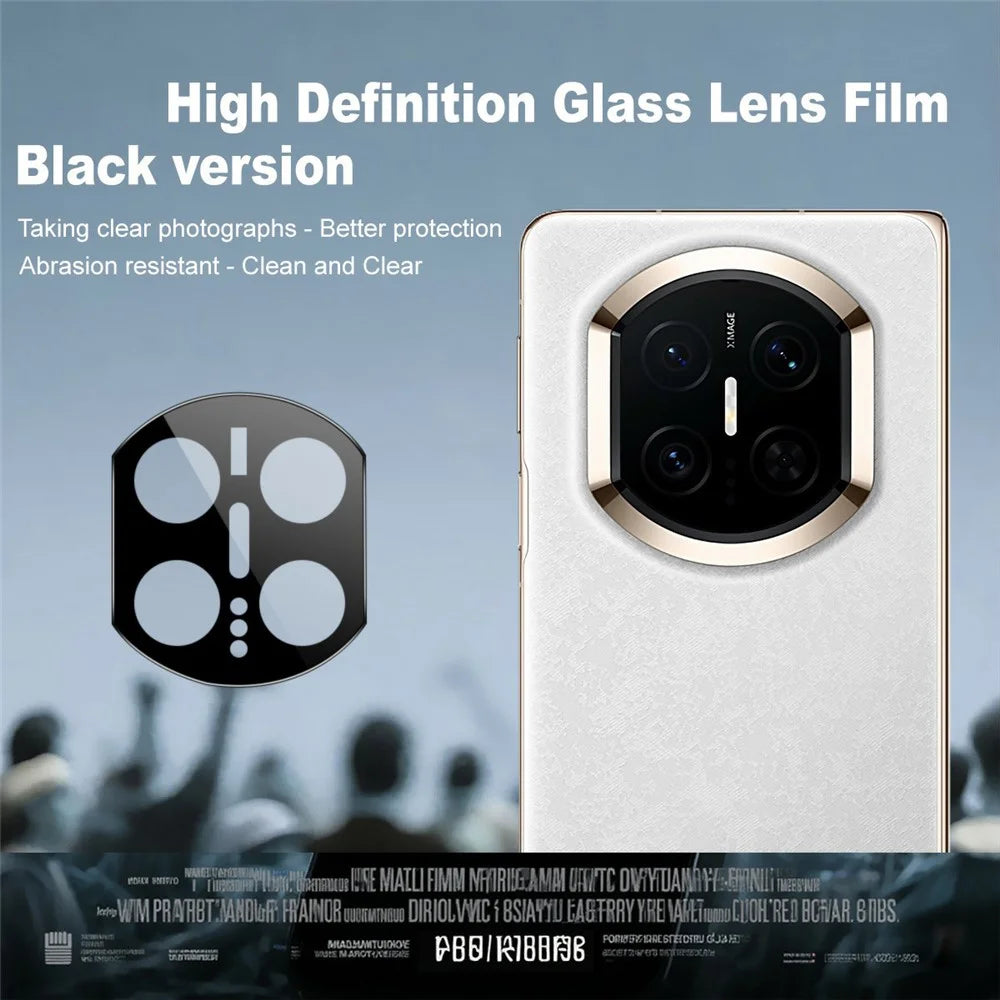 IMAK For Huawei Mate X7 Camera Lens Protector Tempered Glass HD Clear Full Cover Lens Film (Black Version) - 2