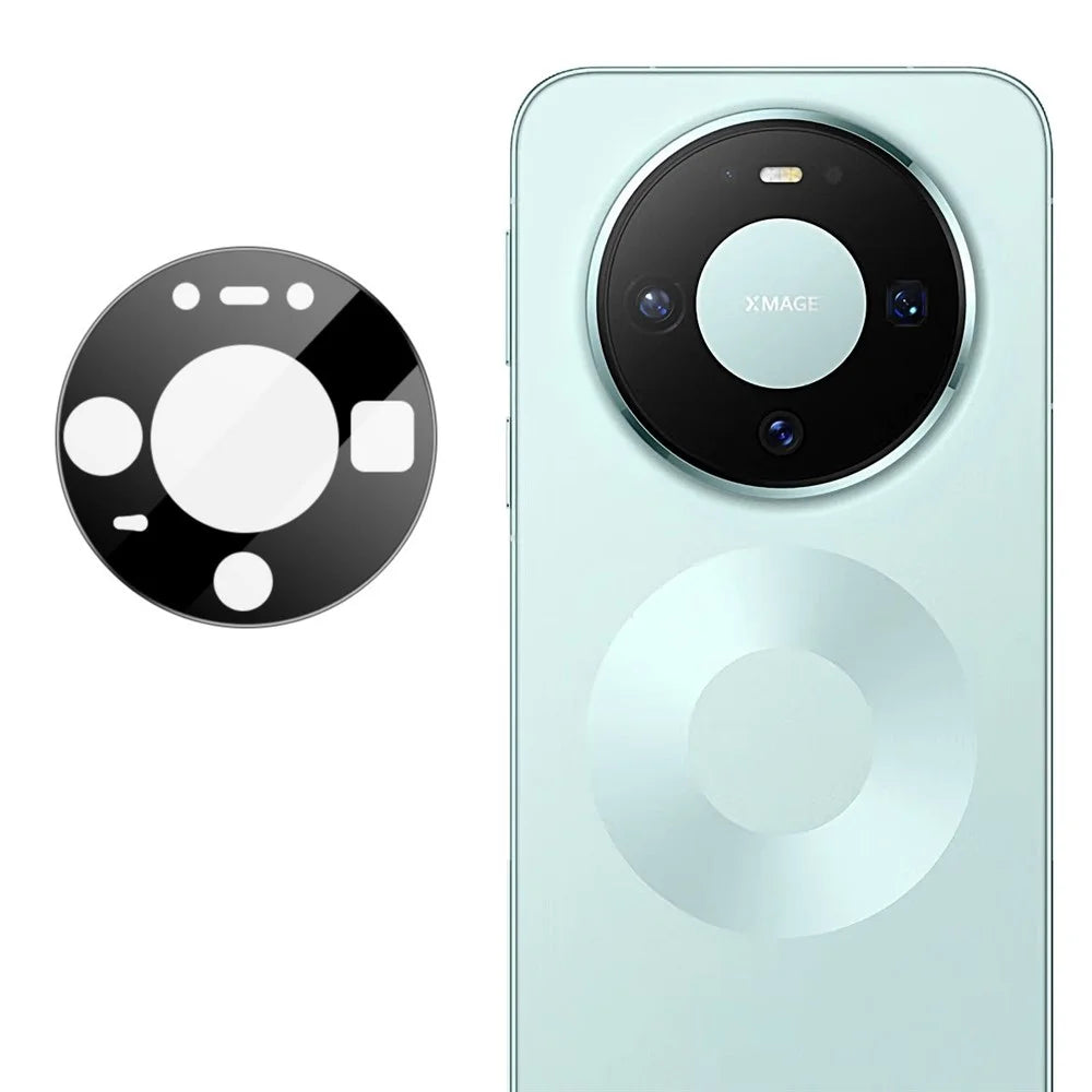 IMAK For Huawei Mate 80 / Mate 80 Pro Tempered Glass Full Cover Camera Lens Protector with Self Positioning Frame (Black Version) - 2