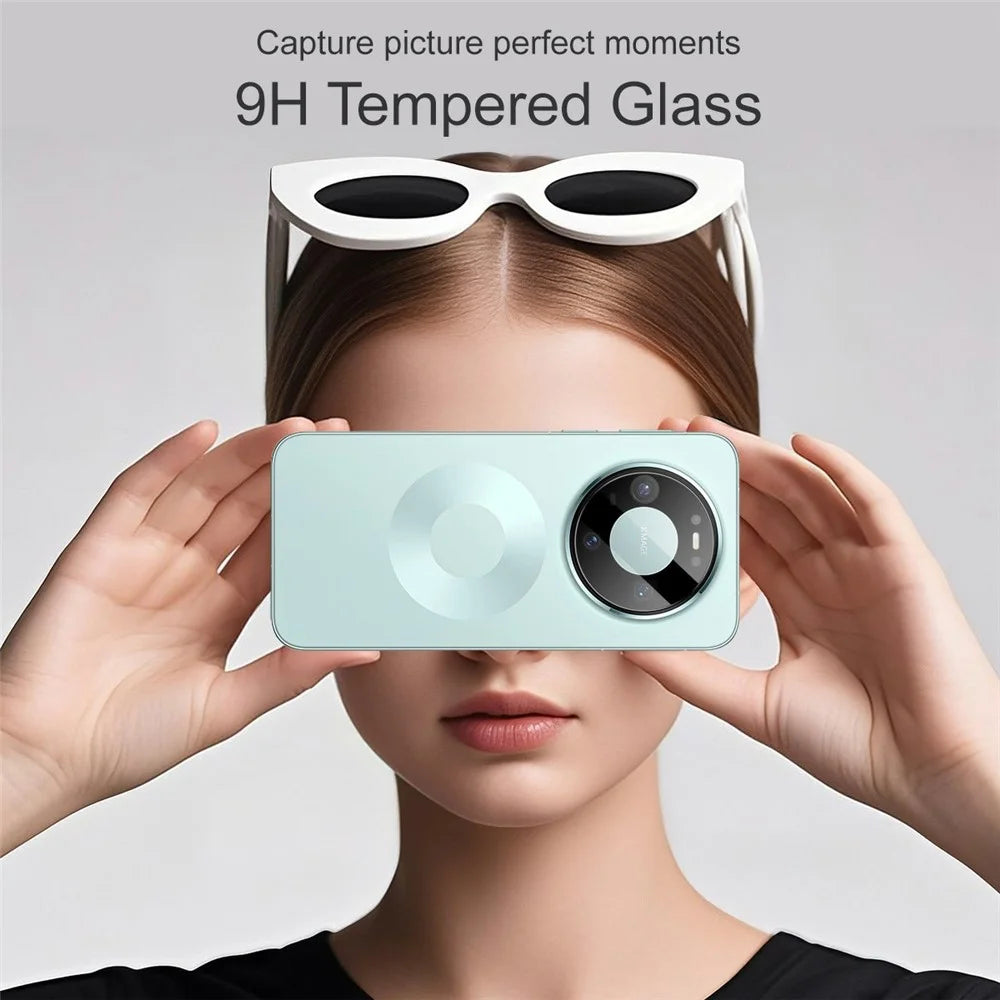 IMAK For Huawei Mate 80 / Mate 80 Pro Tempered Glass Full Cover Camera Lens Protector with Self Positioning Frame (Black Version) - 4