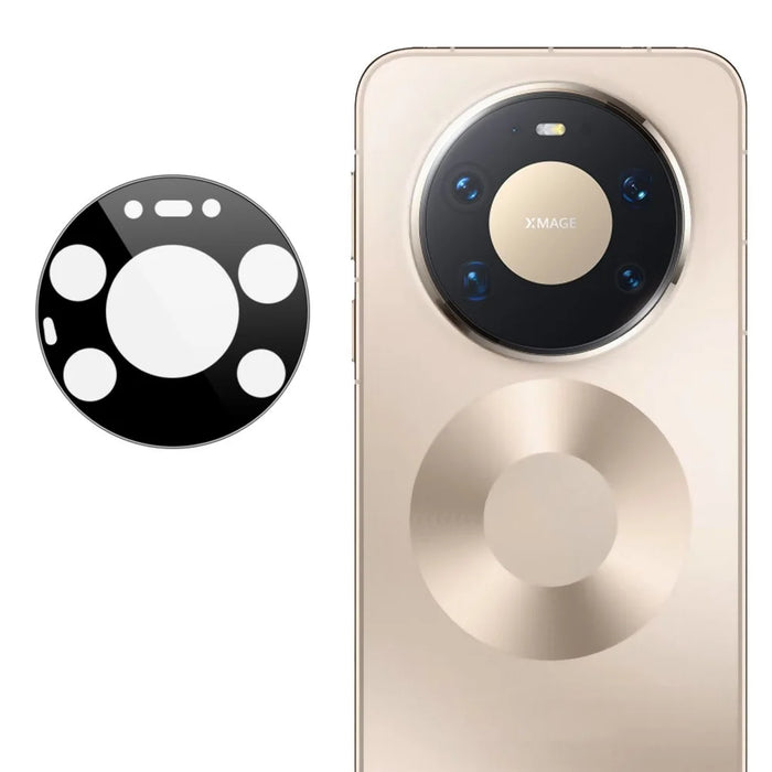 IMAK For Huawei Mate 80 Pro Max Tempered Glass Full Cover Camera Lens Protector with Self Positioning Frame (Black Version) - 2
