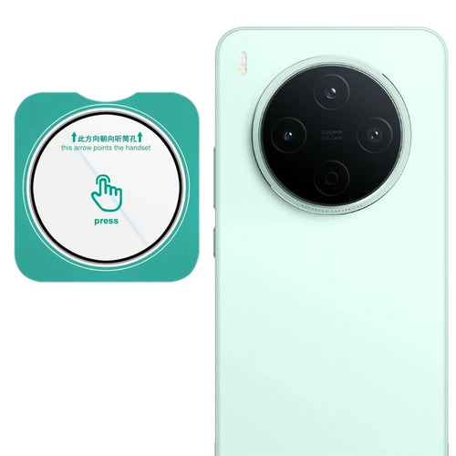 IMAK For vivo Y500 Pro 5G Camera Lens Protector Tempered Glass Full Cover Lens Film with Self Positioning Frame - 1
