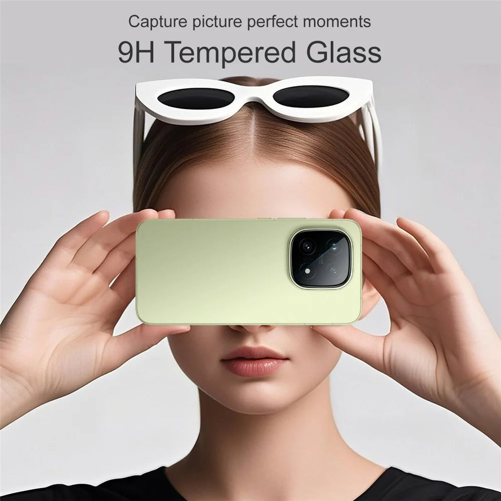 IMAK For vivo iQOO 15 5G Camera Lens Protector Tempered Glass Full Cover Lens Film with Self Positioning Frame - 4