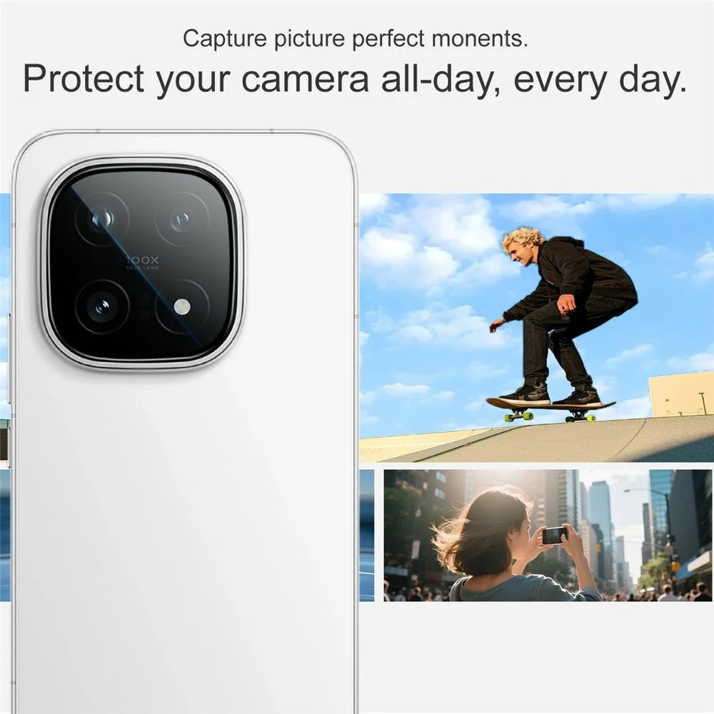 IMAK For vivo iQOO 15 5G Camera Lens Protector Tempered Glass Full Cover Lens Film with Self Positioning Frame - 6