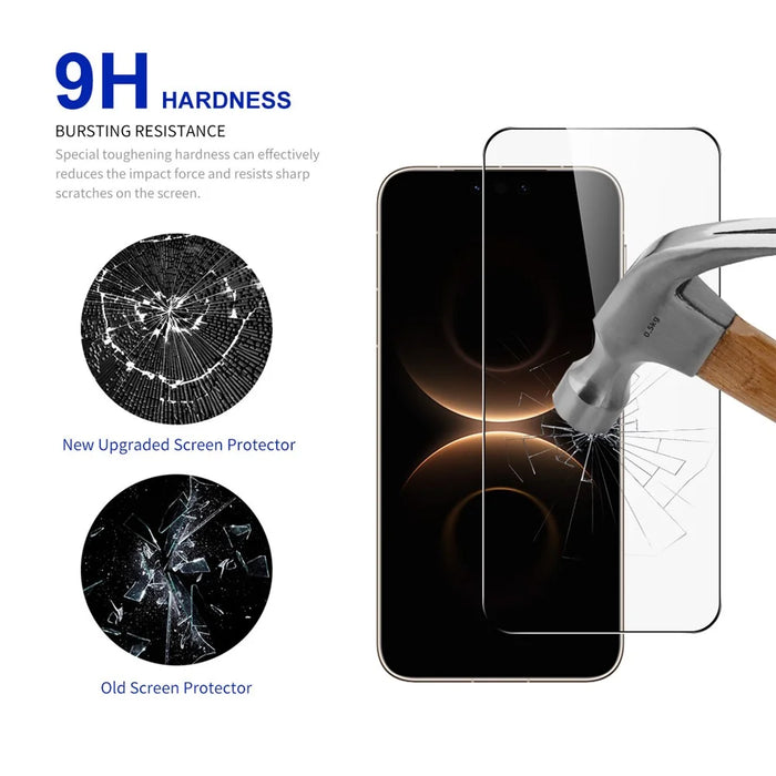 RURIHAI 10Pcs For Huawei Mate 80 Pro Max / Mate 80 RS Ultimate High Aluminium-Silicon Glass Film 0.26mm 2.5D Full Screen Protector - 3