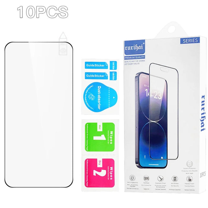 RURIHAI 10Pcs For Huawei Mate 80 Pro Max / Mate 80 RS Ultimate High Aluminium-Silicon Glass Film 0.26mm 2.5D Full Screen Protector - 7