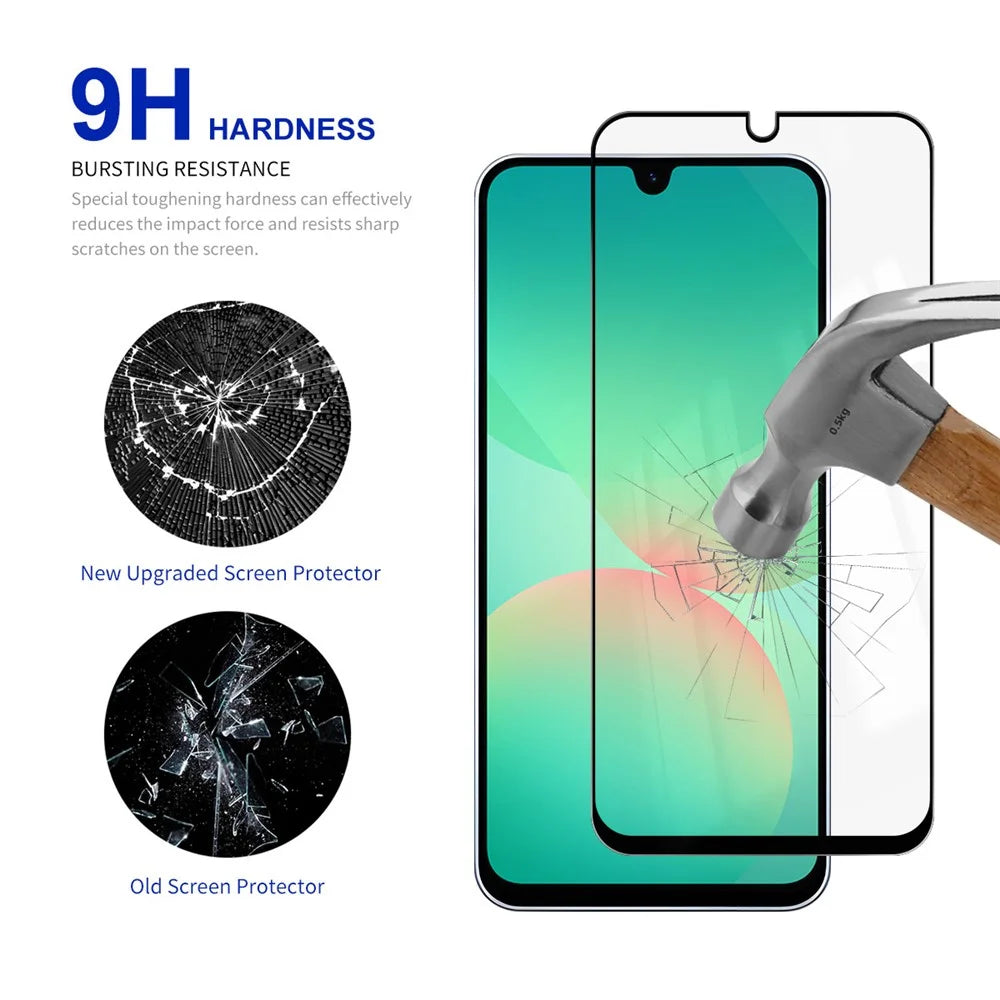 RURIHAI For Samsung Galaxy A27 5G Full Screen Protector Secondary Hardening High Aluminium-Silicon Glass Film - 3