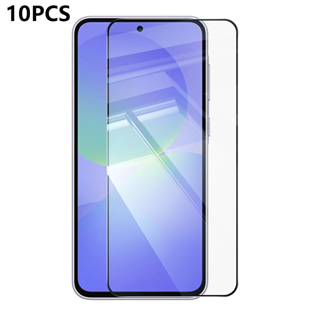 RURIHAI 10Pcs For Samsung Galaxy A37 5G / A57 5G High Aluminium-Silicon Glass Film 0.26mm 2.5D Full Screen Protector - 1