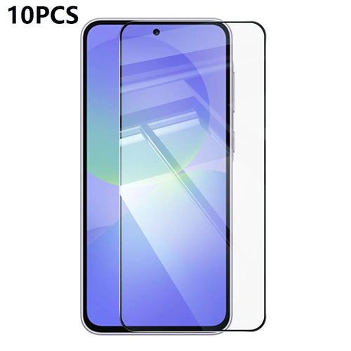 RURIHAI 10Pcs For Samsung Galaxy A37 5G / A57 5G High Aluminium-Silicon Glass Film 0.26mm 2.5D Full Screen Protector - 1