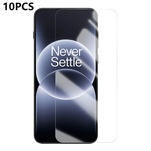 RURIHAI 10Pcs for OnePlus Ace 6T 5G / 15R 5G 0.18mm Screen Protector HD Clear Full Glue High Aluminium-silicon Glass Film (Fingerprint Unlock) (NOT Complete Covering) - 1