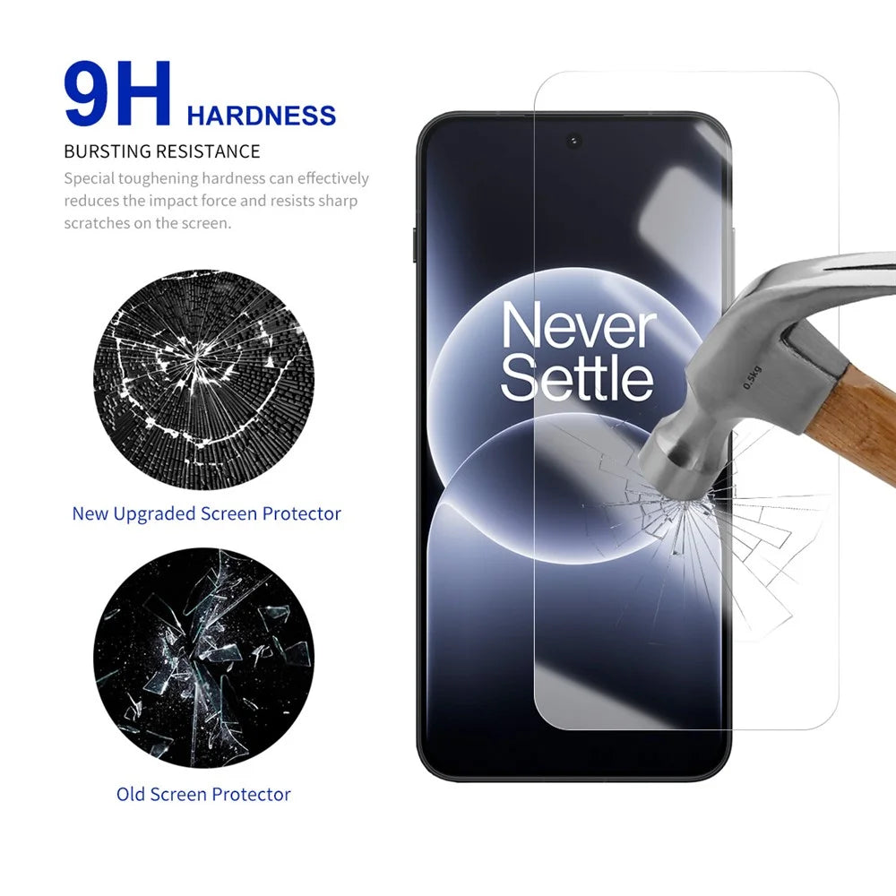 RURIHAI For OnePlus Ace 6T 5G / 15R 5G 0.18mm Screen Protector HD Clear Full Glue High Aluminium-silicon Glass Film (Fingerprint Unlock) (NOT Complete Covering) - 3
