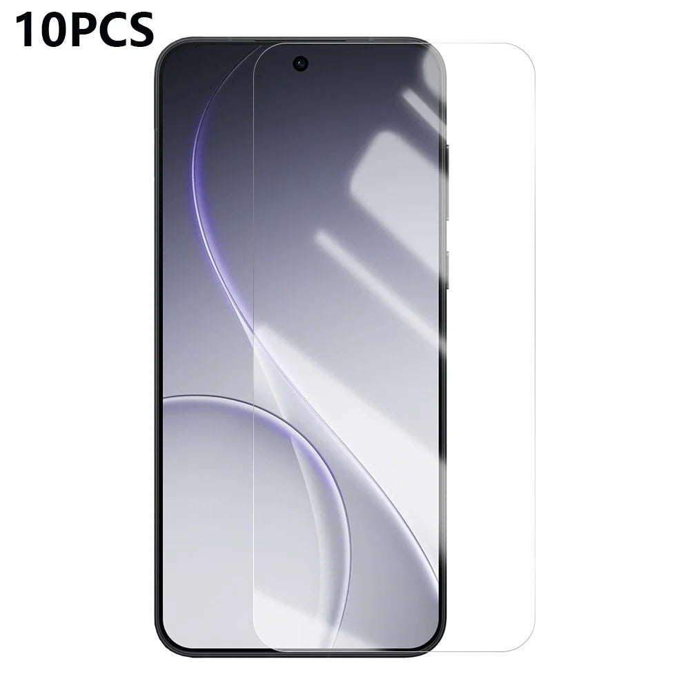 RURIHAI 10Pcs For Oppo Reno15 5G (Global) Screen Protector 0.26mm 2.5D Full Glue High Aluminium Silicon Glass Film (NOT Complete Covering) - 1