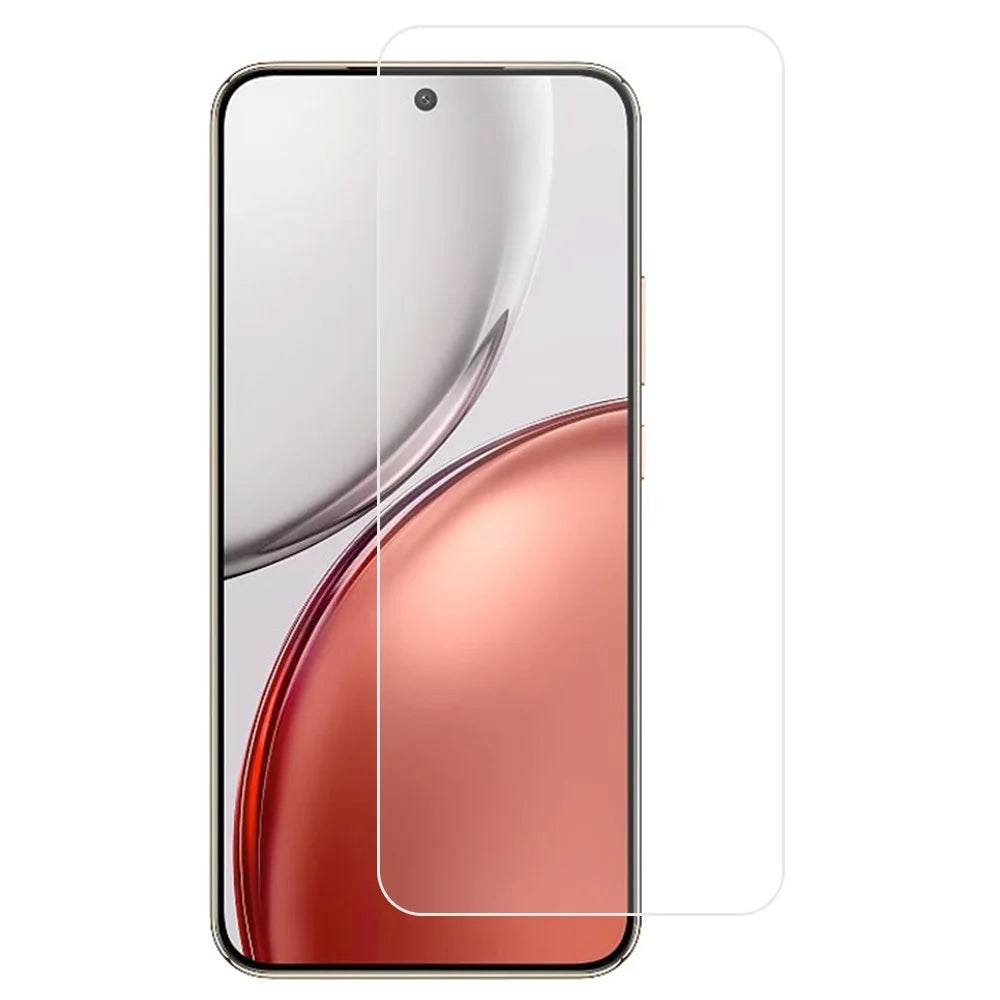 AMORUS For Honor Magic8 Lite 5G / X9d 5G / X70 5G Front Screen Protector 2.5D Arc Edge 9H High Aluminum-Silicon Glass Film (Full Glue, Not Full Covering) - 1