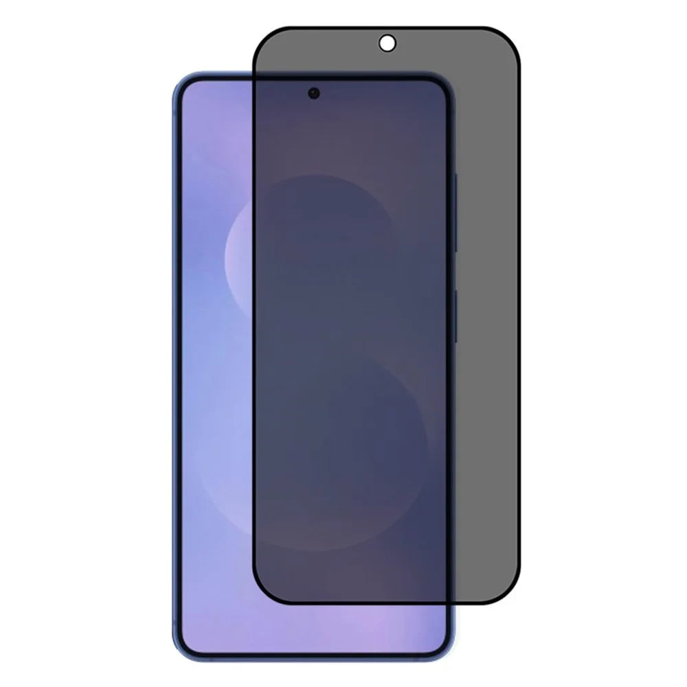 For Samsung Galaxy S26+ Anti-Peep Tempered Glass Full Covering Silk Printing Screen Protector (No Fingerprint Unlock) - 1