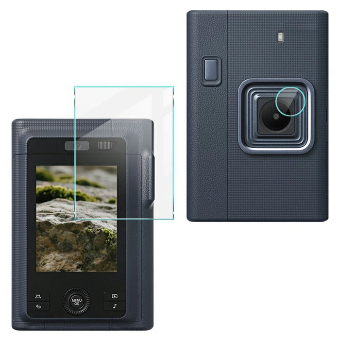 IMAK For Fujifilm Instax Mini LiPlay+ Camera Tempered Glass Screen Protector + Lens Protector Kit - 1