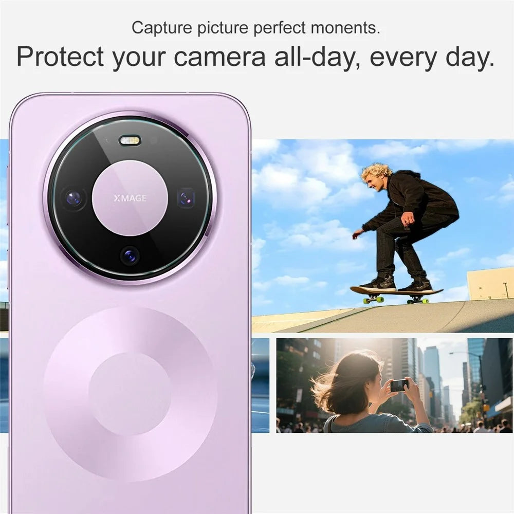 IMAK For Huawei Mate 80 / Mate 80 Pro Full Coverage Camera Lens Protector Slim Tempered Glass Lens Film - 5