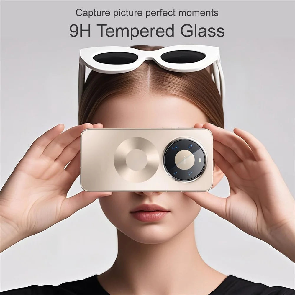 IMAK For Huawei Mate 80 Pro Max Camera Lens Protector Tempered Glass Full Cover Lens Film with Self Positioning Frame - 6