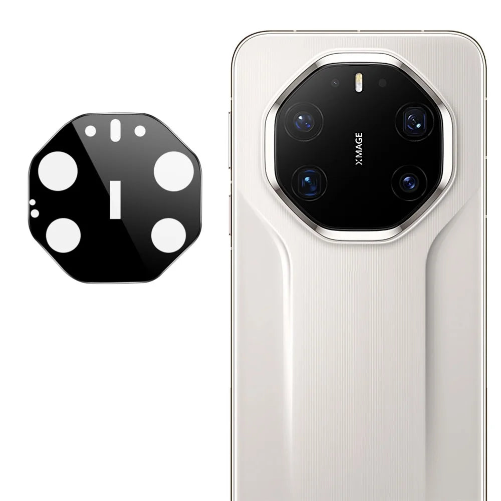 IMAK For Huawei Mate 80 RS Ultimate Tempered Glass Full Cover Camera Lens Protector with Self Positioning Frame (Black Version) - 3