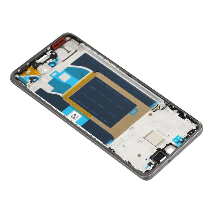For Realme 14 Pro 5G Middle Plate Frame Repair Part (A-Side) (without Logo) - Black - 5