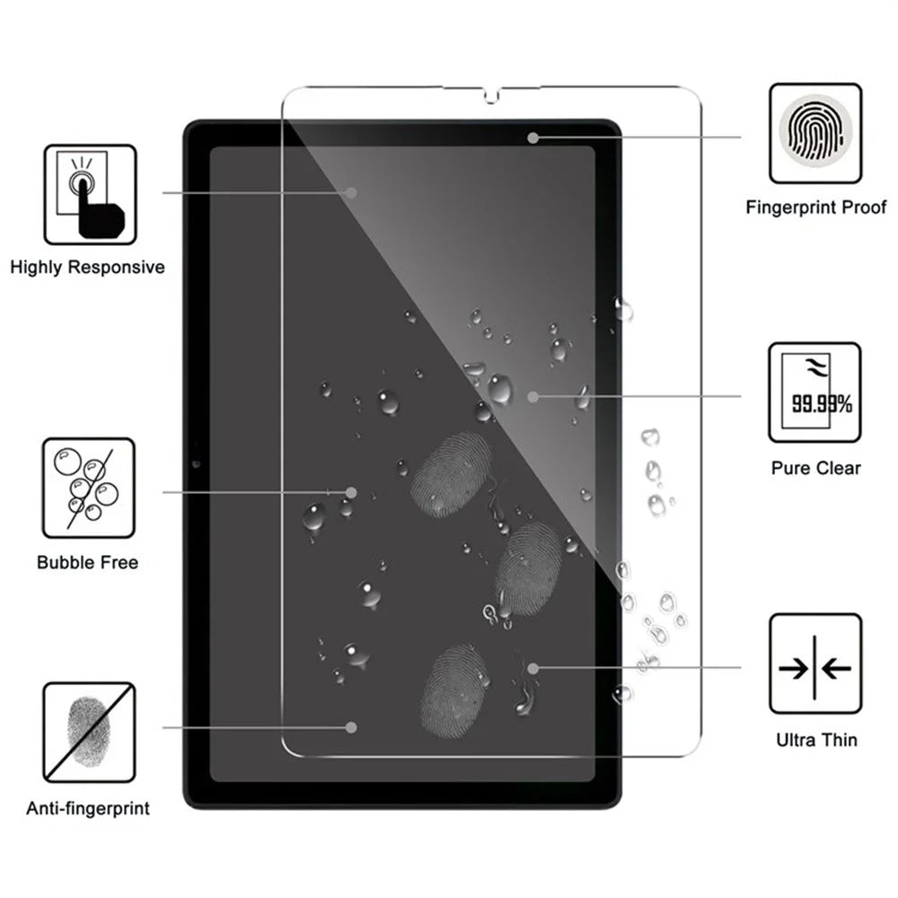 For Oppo Pad 5 Tempered Glass Screen Protector 2.5D Straight Edge Full Screen Film Full Glue - 3